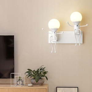 Lampa ścienna podwójna / Kinkiet Loft podwójny