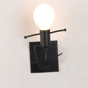 Lampa ścienna/ Kinkiet Loft pojedyńczy – czarna