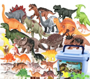 Zestaw figurek dinozaur 44 elementów