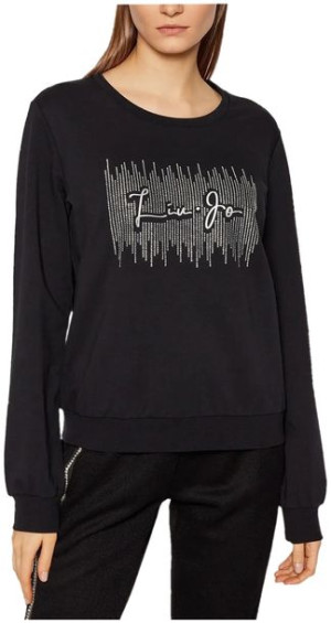 Bluza damska LIU JO czarna z logo - XXL