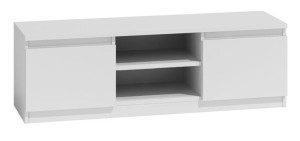 Szafka Pod Telewizor 120x40x36 Cm Biała Mat