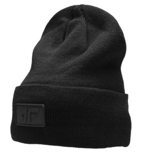 4f Czapka Zimowa Dwuwartwowa 22 Cau001 Black
