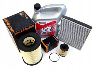 5l Olej + Zestaw Filtrów Ford Focus 2 Mk2 1.6tdci