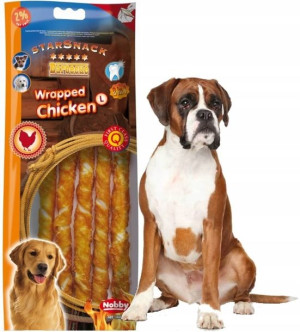 Nobby StarSnack gryzak owinięty kurczakiem 144g