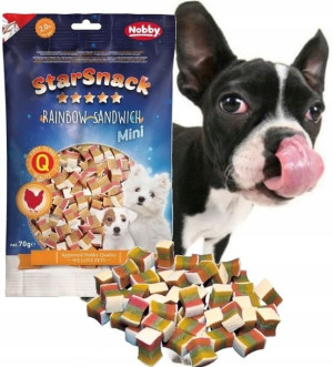 Nobby StarSnack Przysmak Kolorowe Kanapki Mini 70g