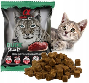 Alpha Spirit Smakołyki dla kota Kaczka 50 g