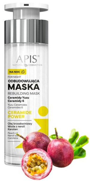 APIS Odbudowująca maska z ceramidami na noc 50ml
