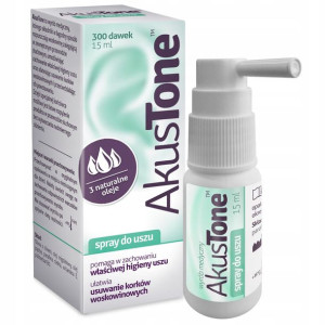 Akustone spray do uszu przeciw zatykaniu15 ml
