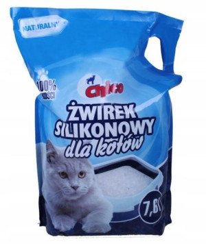 Żwirek silikonowy neutralny Chico 7,6 l