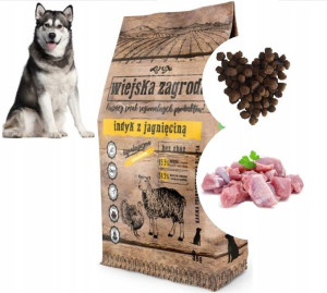 Wiejska Zagroda Karma Indyk z jagnięciną 9 kg