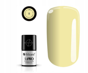 Lakier hybrydowy hema free Silcare żółty 08 7 ml