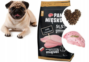 Pan Mięsko Sucha karma indyk z bażantem S 3 kg