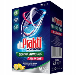 Tabletki do zmywarki 105 szt. cytrynowe dr Prakti