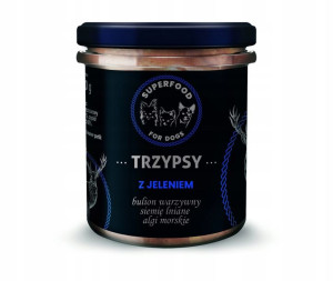 Karma mokra dla psa Trzy Psy jeleń 300 g