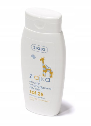 Emulsja wodoodporna do opalania dla dzieci SPF 25