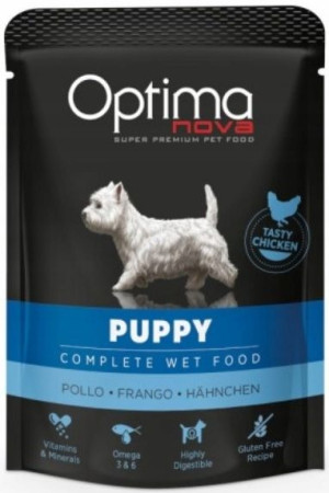 Optimanova mokra karma dla szczeniaków 300 g