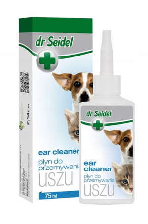 Dr Seidel płyn do przemywania uszu psa i kota 75ml