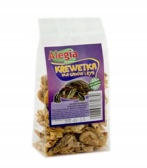 Naturalne krewetki suszone dla gadów i ryb 800 ml