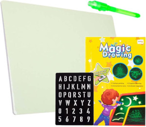 [A][1] Duża Magiczna tablica do rysowania światłem LED Szablony U496