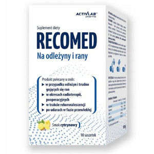 RecoMed na odleżyny i rany 10 saszetek CYTRYNA