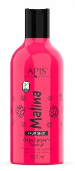 Żel pod prysznic malinowy Fruit Shot 500ml Apis