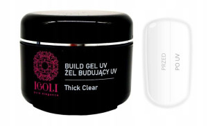 Żel budujący kamuflujący UV thick clear 50 gram