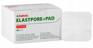 Jałowy plaster 10cm x 10cm z opatrunkiem 50 sztuk