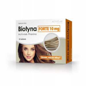 Biotyna Forte 10mg zdrowe mocne włosy