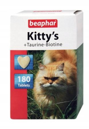 Kitty's tauryna biotyna witaminy dla kota 180szt