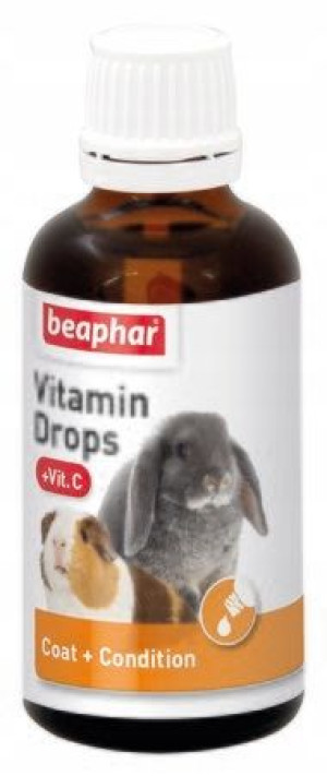 Witaminy dla królików i gryzoni krople +wit C 50ml