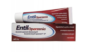 Entil oparzenia łagodzi ból poparzenia słoneczne