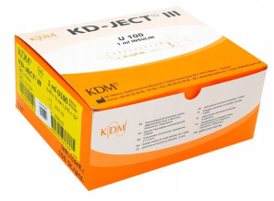 Strzykawki U100 Insulinowe 1ml 0,40 X12 100 Sztuk