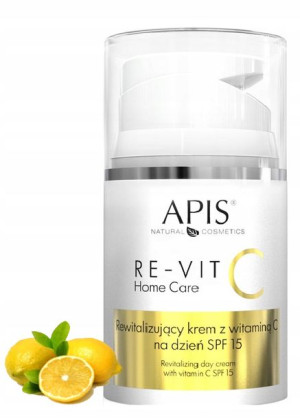 Rewitalizujący krem z wit.C na dzień SPF15 50 APIS