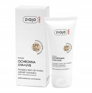 Ochronny krem tonujący SPF 50+ odcień naturalny