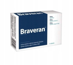 Braveran 8 tabletek na potencję erekcję libido