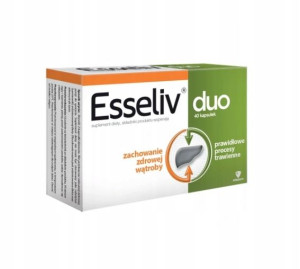 Esseliv Duo zdrowa wątroba trawienie 40 kaps