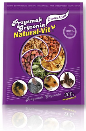 Przysmak dla gryzoni owoce lasu Natural-Vit 200g