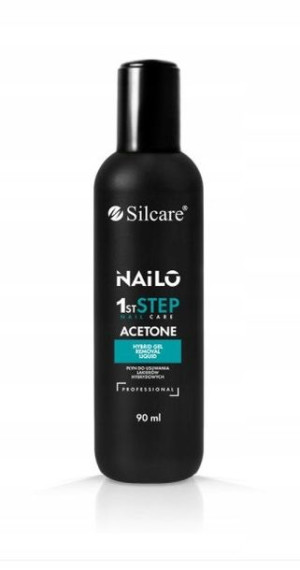 Silcare Aceton Nailo do usuwania hybrydy 1000 ml