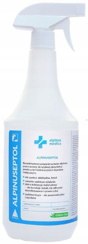 Dezynfekcja Powierzchni Alpinuseptol 1l Greean Tea