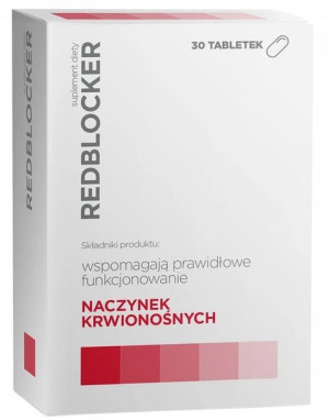 RedBlocker naczynka pajączki zaczerwienienia 30tab