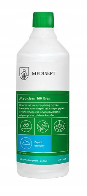 MG160 do czyszczenia nagrobków gresu posadzek 1 l