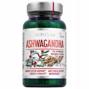 Ashwagandha Żeń-szeń INDYJSKI 60 kaps Koncentracja