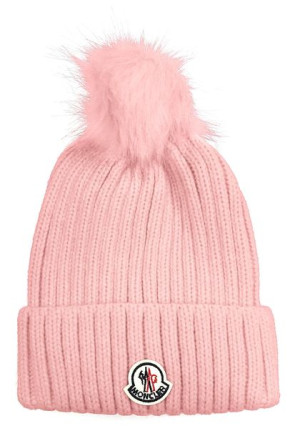 Czapka Zimowa Moncler Różowa