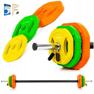 Zestaw sztanga BODY PUMP 20KG OBCIĄŻENIE fitness