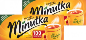 Herbata czarna w torebkach Minutka 100szt x2