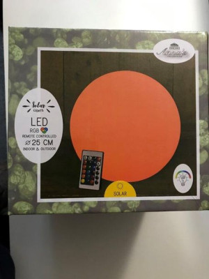 Kula Solarna 25cm