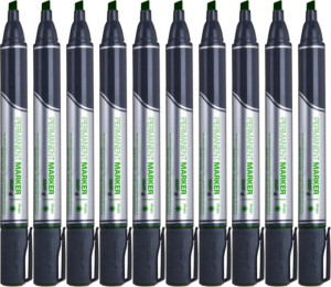 10x Marker permanentny Rystor RMP-2 ścięta 1-4mm zielony