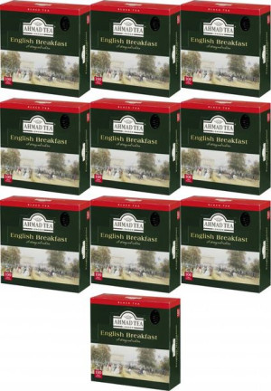 Herbata czarna w kopertach Ahmad English Breakfast 100szt x10
