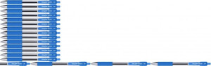 20x Długopis automatyczny Rystor Boy Pen Eko 0.7mm niebieski