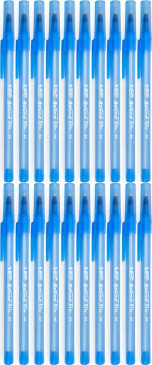 20x Długopis Bic Round Stic Classic 1mm niebieski